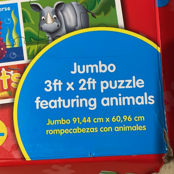 •THE LEARNING JOURNEY•50-JUMBO FLOOR PIECE ANIMAL PUZZLE - Picture 10 of 11